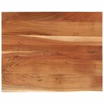 vidaXL Dessus de table 100x80x2 5 cm rectangulaire bois massif acacia