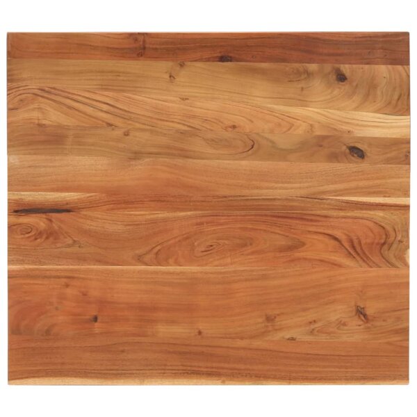 vidaXL Dessus de table 100x80x2 5cm rectangulaire bois massif d'acacia