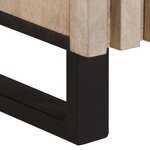 vidaXL Buffet 90x34x75 cm bois massif de manguier