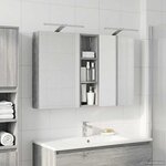 vidaXL Ensemble de Meubles de Salle de Bain 3 Pièces 100 x 10 5 x 60 5 cm