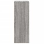 vidaXL Buffets 2 Pièces sonoma gris 60x31x84 cm bois d'ingénierie