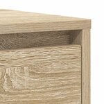 vidaXL Buffet chêne sonoma 29 5x34x76 cm bois d'ingénierie