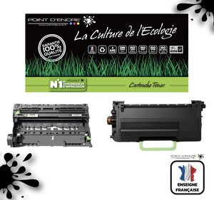 TN3600XXL / DR3600 - NOIR / TAMBOUR - Grande capacité
