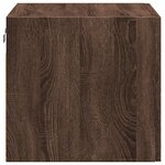 vidaXL Armoire murale chêne marron 50x42 5x40 cm bois d'ingénierie