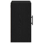 vidaXL Armoire murale Chêne Noir 60x31x60 cm Bois d'ingénierie