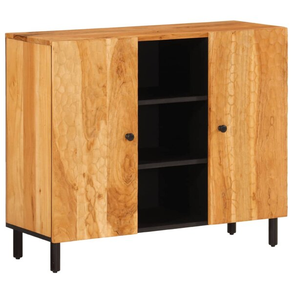 vidaXL Armoire latérale 90x33x75 cm bois massif d'acacia