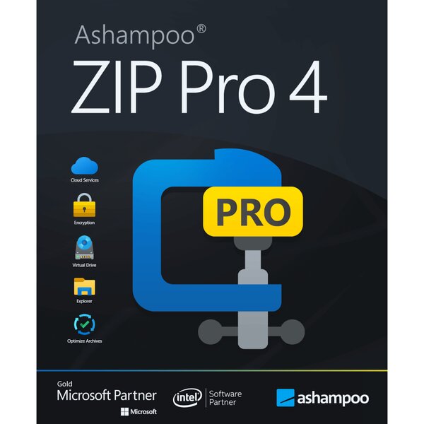 Ashampoo ZIP Pro 4 - 1 PC - Licence perpétuelle