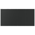 vidaXL Ensemble de jardin 7 pièces en poly rotin gris