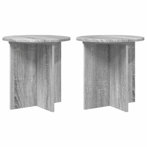 vidaXL Support de Plante 2 pièces Sonoma gris 40 x 40 x 40 cm