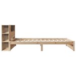 vidaXL Lit bibliothèque sans matelas 100x200 cm bois massif de pin