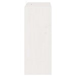 vidaXL Étagère à vin 4 Pièces Blanc 62 x 25 x 62 cm Pin massif