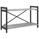 vidaXL Bibliothèque Sonoma gris 80 x 30 x 48.5 cm Bois d'ingénierie
