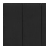 vidaXL Cadre de lit sans matelas noir 160x200 cm velours