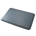 Q-connect tapis anti-fatigue pvc - 94x63.5x12.5cm - Noir