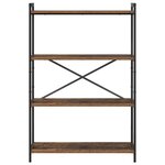 vidaXL Bibliothèque Bois ancien 80 x 30 x 118 cm Bois d'ingénierie