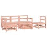 vidaXL Salon de jardin 6 Pièces bois massif sapin de douglas