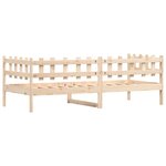 vidaXL Lit de jour sans matelas 90x190 cm bois de pin massif
