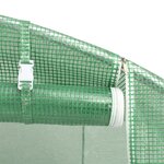 vidaXL Serre avec cadre en acier vert 132 m² 22x6x2 85 m
