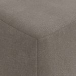 vidaXL Canapé-lit pliable Gris clair 120 x 60 x 49 cm Tissu