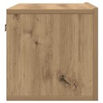vidaXL Meubles TV muraux 2 Pièces chêne artisanal 80x30x30 cm