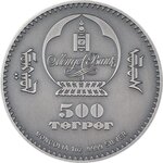 Pièce de monnaie en Argent 500 Togrog g 31.1 (1 oz) Millésime 2024 Evolution of Life AVES (PRÉCOMMANDE)