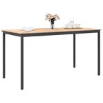 vidaXL Table de bar Naturel 110 x 55 x 105 cm Bois de pin massif