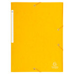 Chemise à élastiques Maxi capacity carte lustrée 425gm² Nature Future A4 Jaune EXACOMPTA