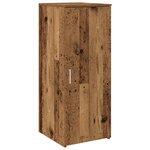 vidaXL Bureau de réception vieux bois 135x50x103 5cm bois d'ingénierie
