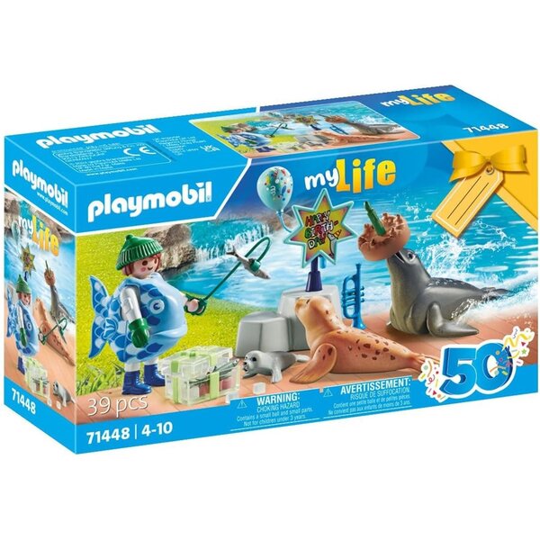 PLAYMOBIL 71448 - myLife - Animatrice avec otarie et phoques