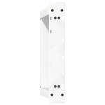 vidaXL Pieds de table basse en U 2 pièces Blanc 40 x (30-31) cm Acier