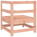 vidaXL Canapé d'angle de jardin bois massif douglas