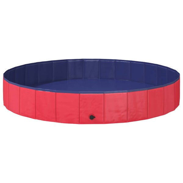 vidaXL Piscine pour enfants Rouge Ø200 x 30 cm