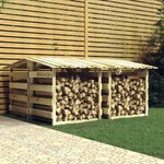 vidaXL Pergolas avec toits 4 Pièces 100x90x100 cm Bois de pin imprégné