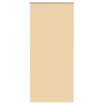 vidaXL Store enrouleur occultant 124 4 x 230 cm  largeur du tissu 120 cm  beige