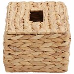 vidaXL Housses de boîte à tissues 2 Pièces Jacinthe d'eau Naturel