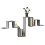 vidaXL Étagère murale gris béton 104 5x10x43 cm bois d'ingénierie