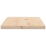 vidaXL Dessus de table 2 Pièces 70x35x2 5cm rectangulaire bois pin massif