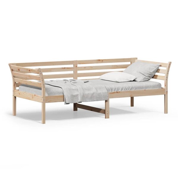 vidaXL Lit de jour sans matelas 80x200 cm bois de pin massif