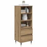 vidaXL Haut Armoire Chêne artisanal 40 x 36 x 110 cm Bois d'ingénierie