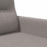 vidaXL Fauteuil Taupe 60 cm Tissu