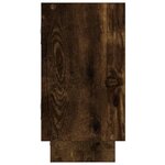 vidaXL Étagère cube murale 5 compartiments chêne fumé bois ingénierie