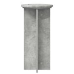 vidaXL Support de Plante 2 pièces Gris béton 29 5 x 29 5 x 60 cm
