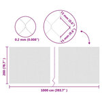 vidaXL Filet de protection pour oiseaux Vert 2 x 10 m HDPE