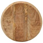 vidaXL Chaises de bar lot de 2 bois de manguier solide