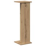 vidaXL Support de Plante 2 pièces Chêne artisanal 25 x 25 5 x 80 5 cm