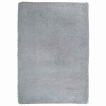 vidaXL Tapis shaggy à poils longs NAVARRA gris clair 160x230 cm