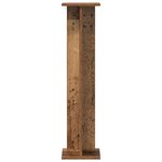 vidaXL Support de Plante 2 pièces Bois ancien 25 x 25 5 x 100 5 cm