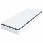 vidaXL Matelas Blanc et Gris 70 x 200 cm Printemps Bonell