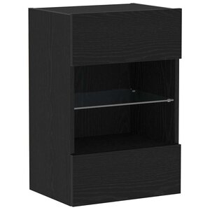 vidaXL Meuble TV Noir 40 x 30 x 60 5 cm Bois d'ingénierie
