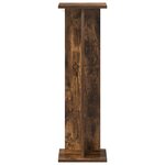 vidaXL Support de Plante Chêne fumé 25 x 25 5 x 80 5 cm